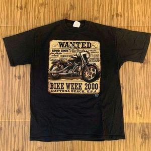 Vintage Bike Week 2000 Jerzees T Shirt